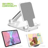 PH60BK - Folding Desktop Smartphone and Tablet Stand, - Black