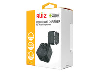 TCUSBW21BKC - RUIZ by Cellet High Powered 2.1A (10W) USB Home Wall Charger (TYPE-C Cable Included) - Black