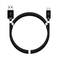 DCACOIL3BK - 3.3ft. (1m) Magnetic USB-C Cable, Magnetic Self Winding USB-C Charging and Data Sync Cable Cellular Phones, Tablets, GPS and other USB-C Enabled Devices – Black