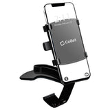 PHD280 - Multipurpose Spring Clip Phone Holder, Dashboard, Sun Visor & Rear View Mirror Clip Mount with Heavy Duty Spring Base, 360° Cradle Rotation Compatible to iPhone 12 Pro Max, 12 Pro, 12 Mini, Samsung Galaxy S21 / S21 Plus, S21 Ultra & More