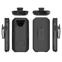 HLKYODURAFU - Cellet DuraForce Ultra Phone Holster, Heavy-Duty Holster Phone Case with Built-in Kick-Stand and Spring Belt Clip for DuraForce Ultra