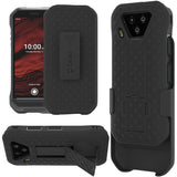 HLKYODURAFU - Cellet DuraForce Ultra Phone Holster, Heavy-Duty Holster Phone Case with Built-in Kick-Stand and Spring Belt Clip for DuraForce Ultra