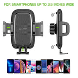 PH160  - Cup Holder Mount W/ 2 Cradles, 1 for Smartphone, and 1 for Tablet