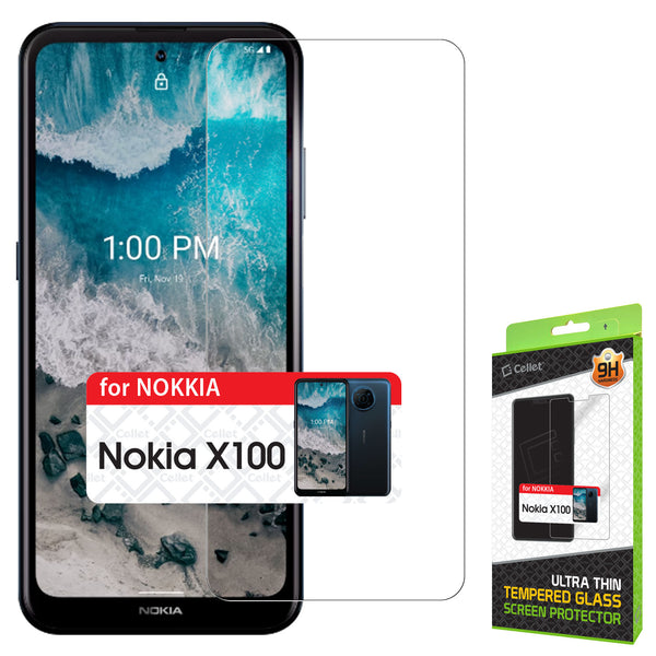 SGNOKX100 - Cellet Premium Tempered Glass Screen Protector for Nokia X100