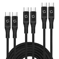 DCDC3PC - 3 Pack 3ft, 6,ft, & 10ft USB-C to USB-C Cables