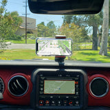 PHJEEP01 - Dash Tray Phone Holder with Storage Compatible to Jeep Wrangler JL, JLU (2018-2022), Jeep Gladiator JT (2020-2022)